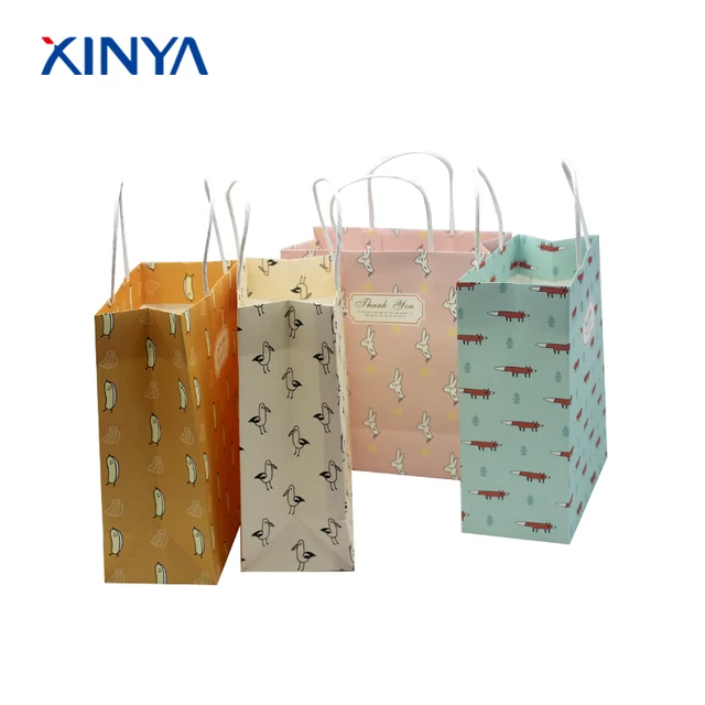 unique china kraft gift paper bag manufactures