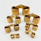 24mm Brass Furniture Hardware Small Brass Cylindrical Hinge For Wooden Boxes