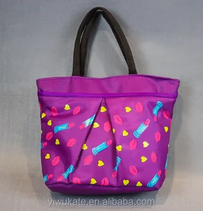 reusable shopping bag purple