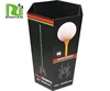 corrugated cardboard dump bin display for golf balls