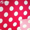 Dot Pattern satin print polyester polka dot fabric pvc coated for tote Bag
