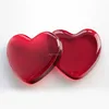 wholesale crystal vase Heart shape Red Ruby crystal Glass gems For wedding supplies