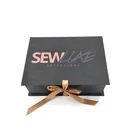 Custom virgin luxury weave bundle box hair extension packaging