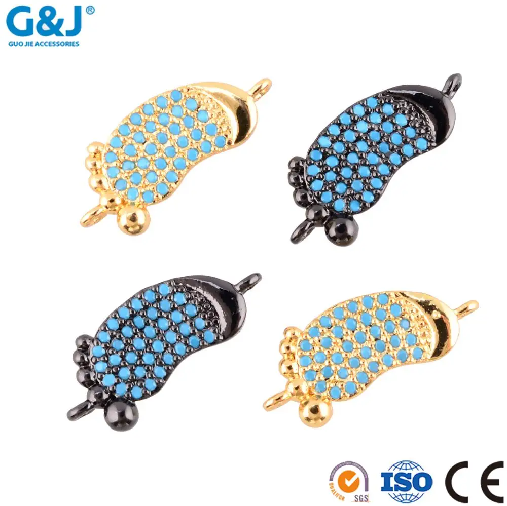 Guojie brand wholesale fashion pendant step shape diamond design charm pendant