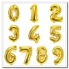 factory price Digital foil balloon number shaped helium balloons