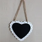 love heart metal framed antique decorative garden chalkboard sign