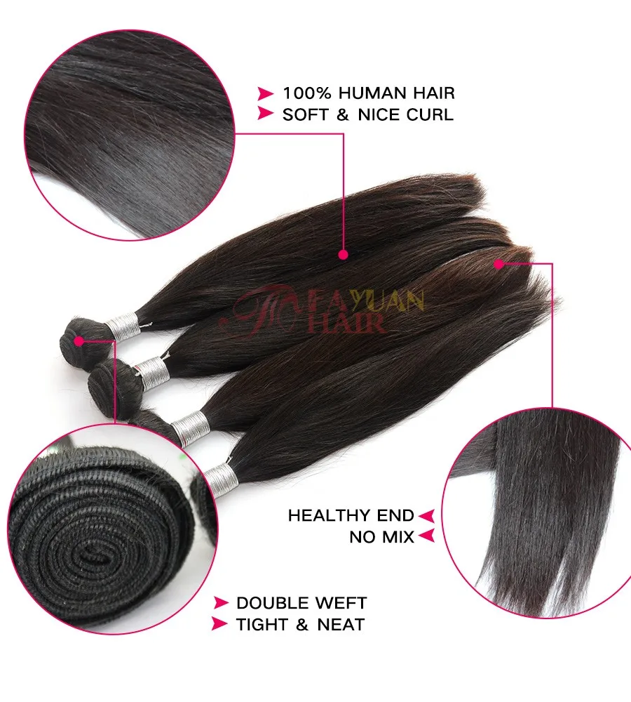 details of straight hair