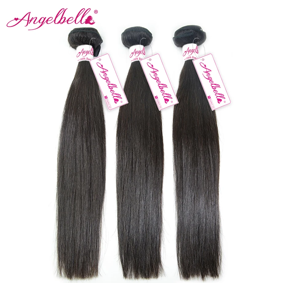 Angelbella Brazilian Human Hair Extension Straight Virgin Hair Extension, Natural black 1b
Angelbella Brazilian Human Hair Extension Straight Virgin Hair Extension, Natural black 1b