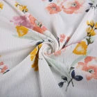 2019 Top factory cheap custom printed viscose spandex knitting 2x2 rib knit fabric