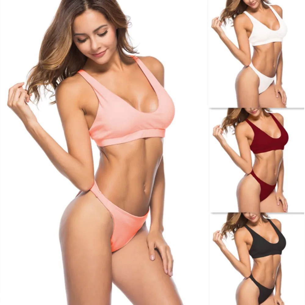 Hot Sexy Straps Hollow Out Piece Set Women Bikini Swimsuit Buy