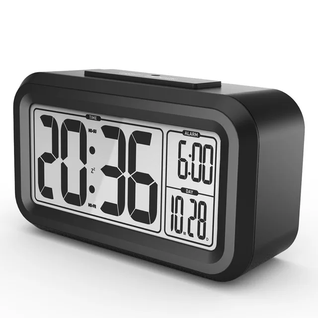 large display morning clock/modern light alarm snooze timer