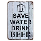Decorative Signs Metal Iron Tin Sign Vintage Words Wall Art Bar Home Decor Retro Poster