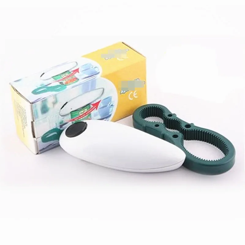 Wholesale Stock Plastic OneTouch Can Openers Kitchen Cooking Tool Portable electric Can Openers, White and green
Wholesale Stock Plastic OneTouch Can Openers Kitchen Cooking Tool Portable electric Can Openers, White and green