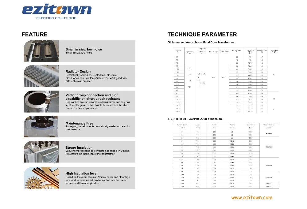 Ezitown oil immersed transformer 07