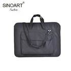 Wholesale Custom 20x26" Black Conference Folder Business Portfolio Zipped For Painting