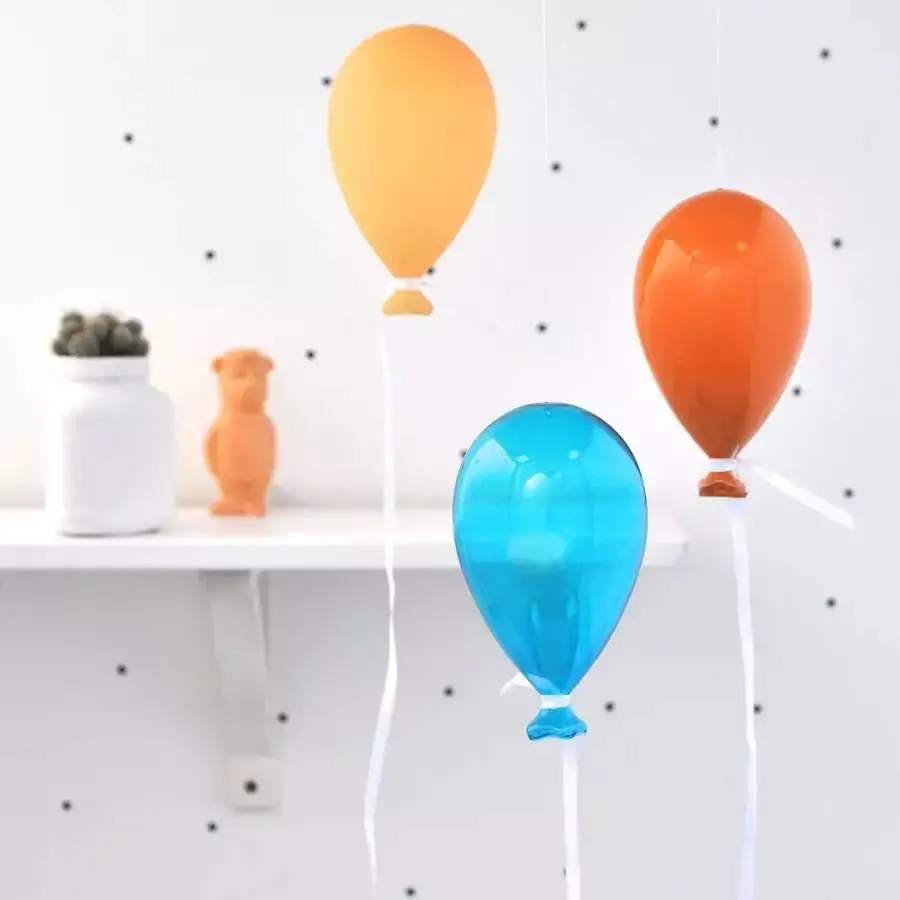 Hanging Led Glass Balloon Decoration With Matt Finish Medium Buy