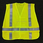 Fluorescent Yellow 100% Polyester Mesh Hi-Vis Reflective Vest