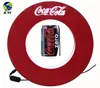 Clear Acrylic Magnetic floating Coke bottle Display Stand Rack with LED light