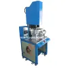 Spin welding machine for surgical breathing exchanger tracheostomy artificial nose