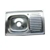 single bowl left bowl 201 stainless steel kitchen sink with surface polished treatment
