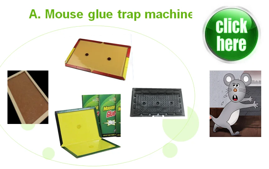 rat mice mouse hot melt glue trap pad manufacturing machine