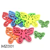 Colored wooden accessories hollow out butterfly Creative diy handmade materials for children