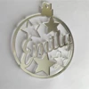 Christmas Tree Decorations Personalised Acrylic Name Bauble Custom Ornament Xmas Bauble