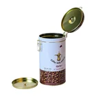 Manufacturer custom coffee metal box packaging coffee tin pack cans