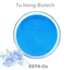 Free Sample EDTA Cu 15% EDTA blue copper powder chelate fertilizer in Organic Salt