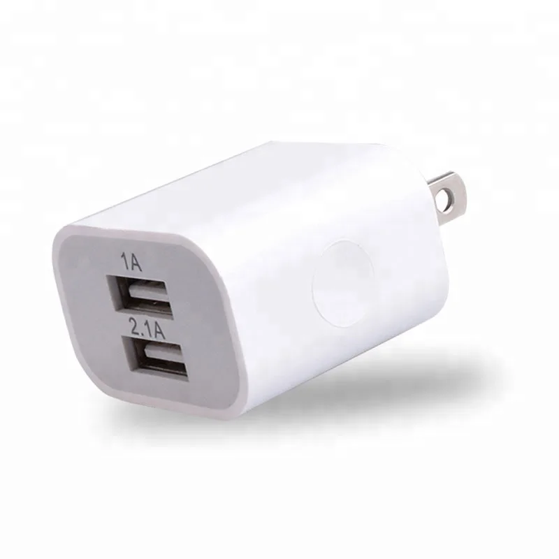 

CE ROHS Universal 2 Ports 2A EU US UK AU 5v USB Charger For Micro Android IOS Mobile phones, White
