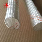 zhongcheng insulation 2715 pvc insulation fiberglass sleeve/glass fiber braid sleeve transformers material