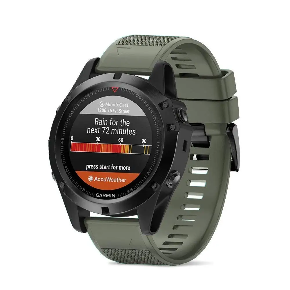 Garmin Fenix 3 Watch band, Soft Silicone Replacement Watch Strap for Garmin Fenix 3/Fenix 3 HR/Fenix 5X Band Tan, Multi-color optional or customized
Garmin Fenix 3 Watch band, Soft Silicone Replacement Watch Strap for Garmin Fenix 3/Fenix 3 HR/Fenix 5X Band Tan, Multi-color optional or customized