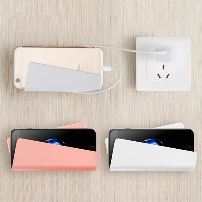 ABS wall mount cell phone charging holder stand for iPhone samsung smartphones, White, pink, grey
ABS wall mount cell phone charging holder stand for iPhone samsung smartphones, White, pink, grey