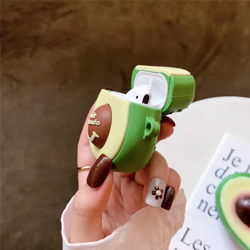 Free Shipping Summer Fruit Avocado Earphone case For Airpods Wireless Charging Box Cases Silicone, Green
Free Shipping Summer Fruit Avocado Earphone case For Airpods Wireless Charging Box Cases Silicone, Green