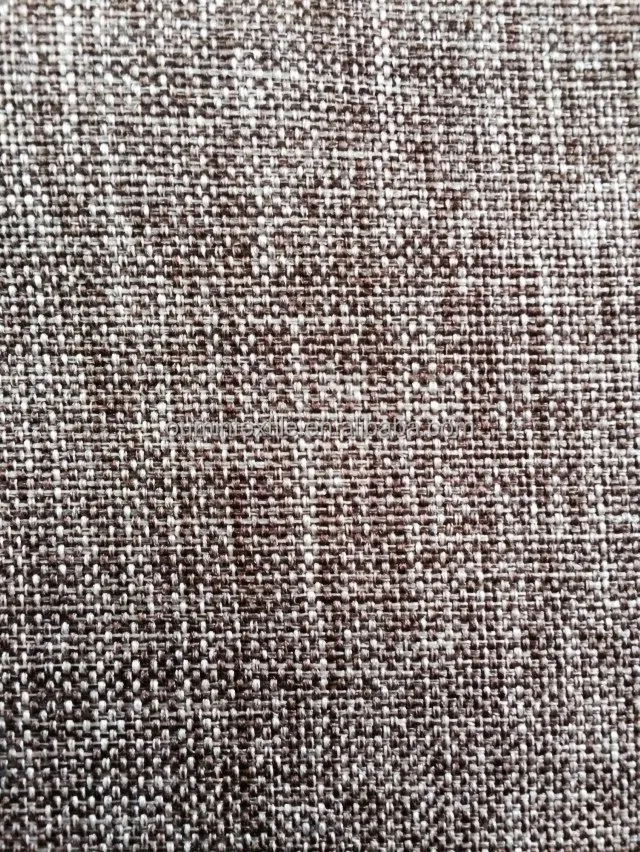 Polyester Material Imitated Linen Fabric For Sofa Cover