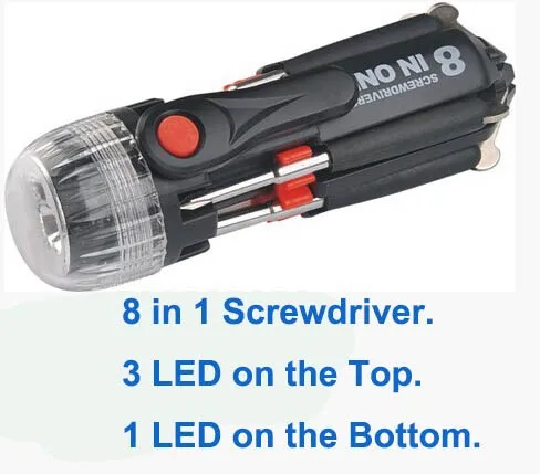 8 in 1 portable magnetic tool flashlight wholesale alibaba multi screwdriver
