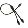 Hot Sell USB 2.0 Micro Male to Male Y Splitter Type C & Micro 5 Pin Data Charge Cable Cord