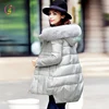 2017 Design Irregular Style A-Grade Quality Fashion Cloak Winter Padded Coat for Women