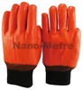 NMSHIELD orange work gloves pvc hand glove chemical protection gloves