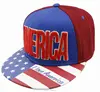 AMERICA flag 100%cotton snapback hip pop flat cap and hat with 3D embroidery