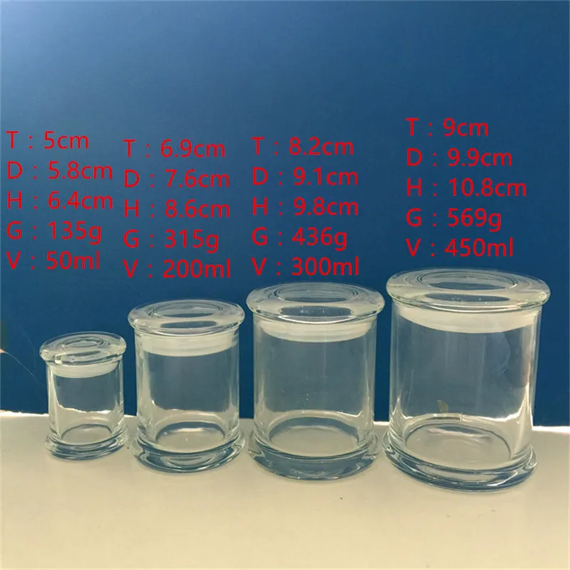 Venta al por mayor envases de vidrio para velas-Compre online los