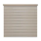 Light filtering sheer shade and zebra curtain blinds for home and office