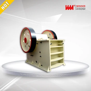 Large capacity efficient fixed jaw crusher