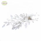 Fashion Wedding Hair Clip Jewelry Crystal White Porcelain Fancy Hairbands Crystal Hair Accessories For Women