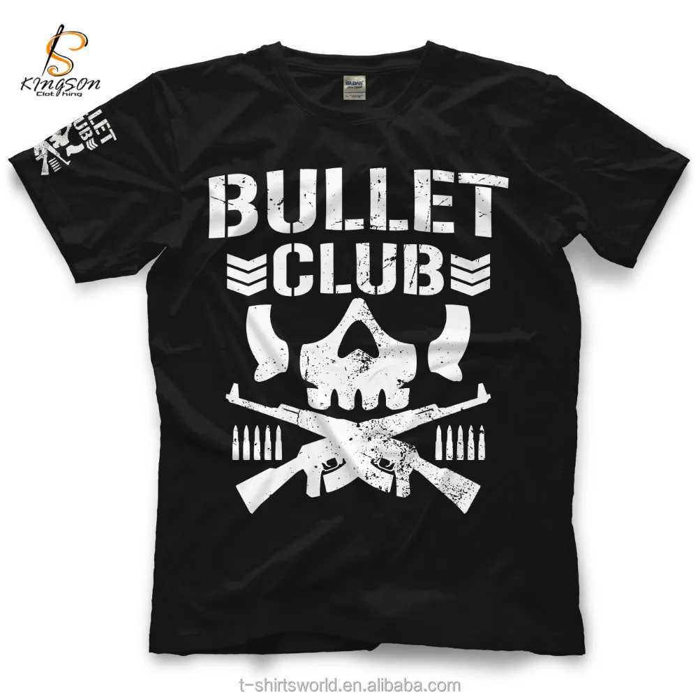 mens t shirts bullet club bone soldier logo graphic t shirt