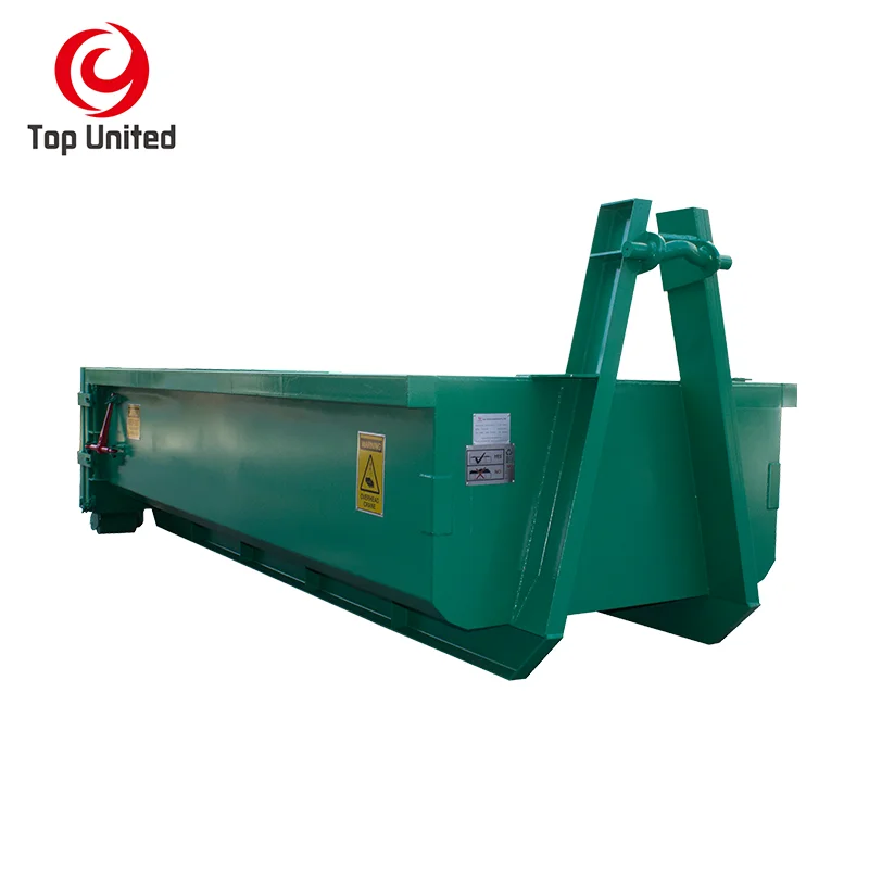 Waster collection roll on roll off hook lift container hook lift bin