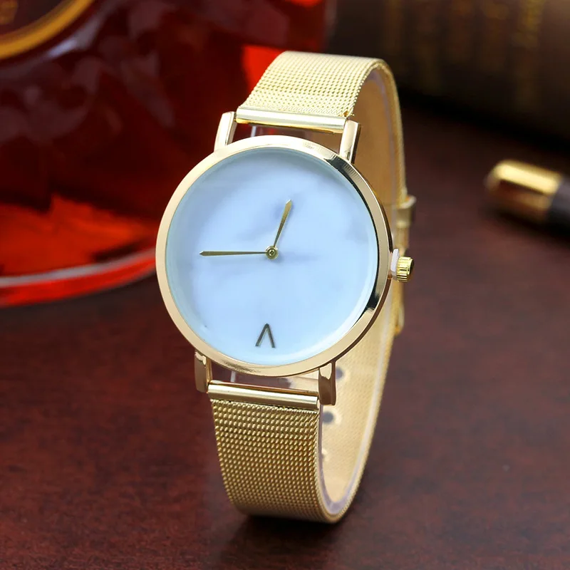 Wholesale Silver Plate Stainless Steel Bracelet Quartz Marble Gold Watches Men MM017
Wholesale Silver Plate Stainless Steel Bracelet Quartz Marble Gold Watches Men MM017