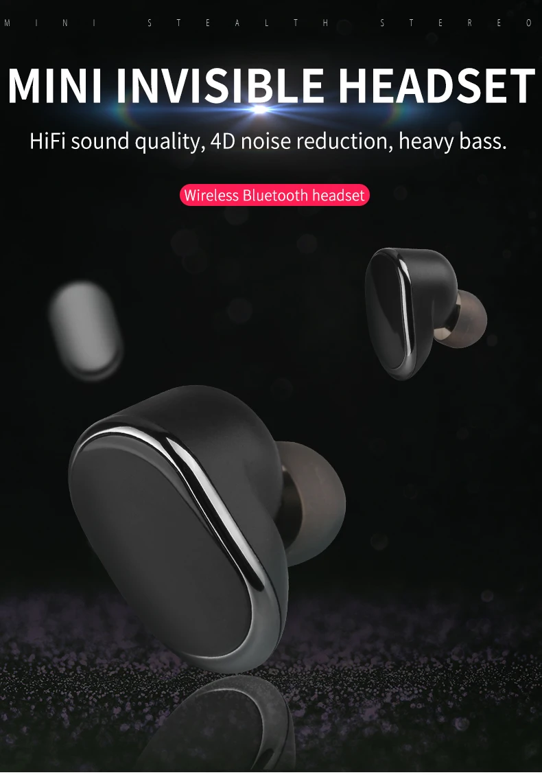 Top-ated new arrival mobile accessories good sound TWS in -ear earbuds with charging case - ANKUX.COM