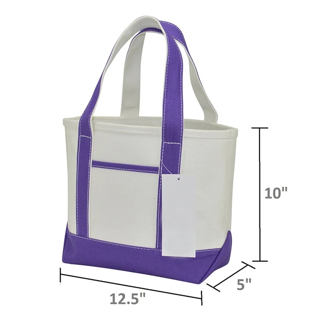 cotton canvas bag women party favor wedding gift mini small tote
