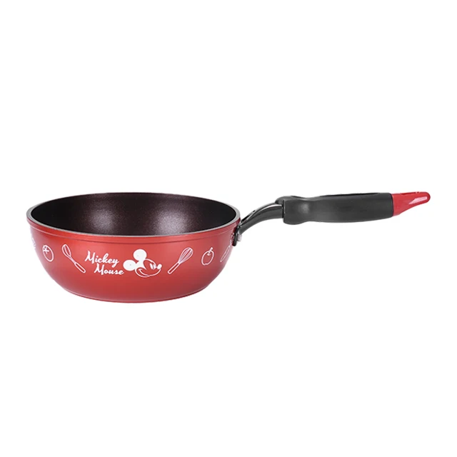 20cm Red Color Non-Stick Ceramic Coating IH Induction Gas Skillet /Frying Pan /Deep Fry Pan HC-FP6901